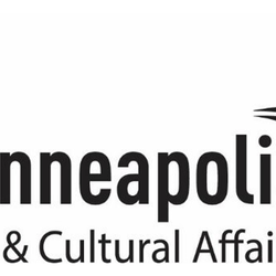 Logo for Minneapolis Arts & Cultural Affairs with a stylized sailboat graphic above the text.