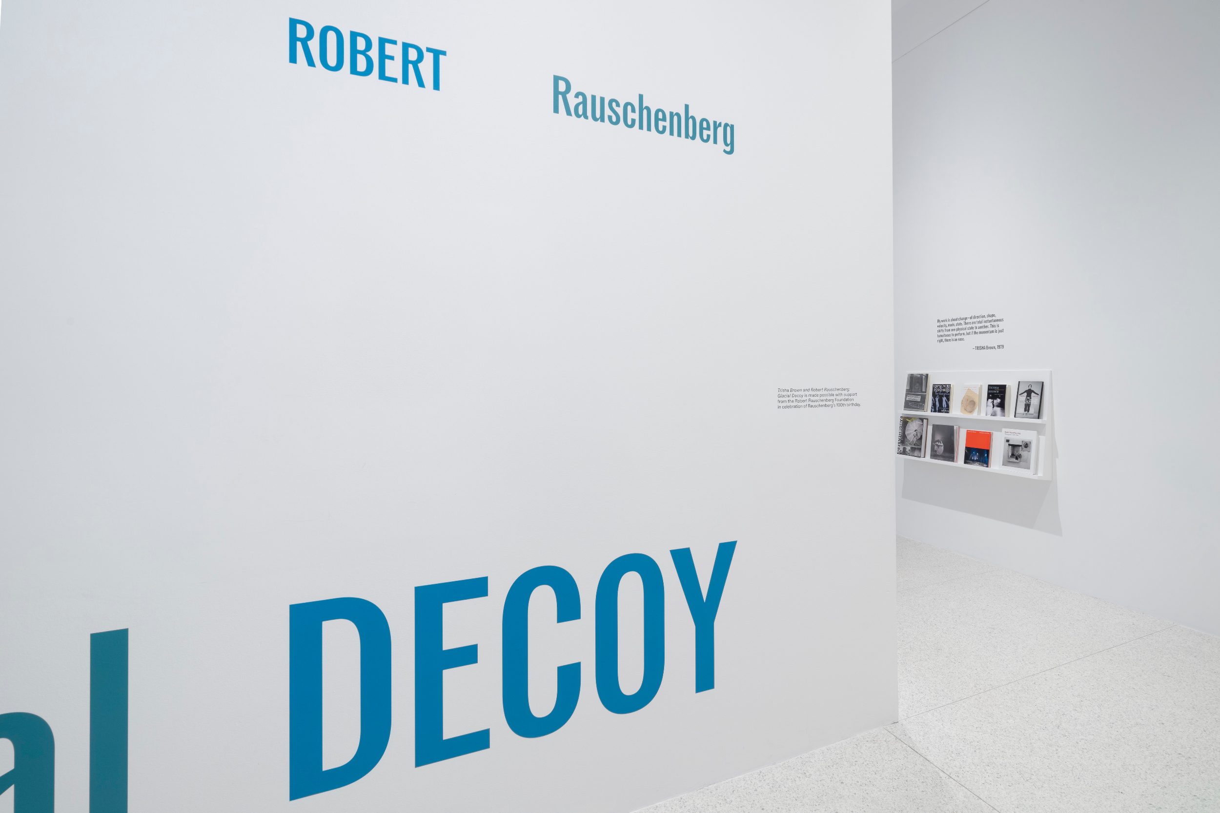 Trisha Brown and Robert Rauschenberg: Glacial Decoy