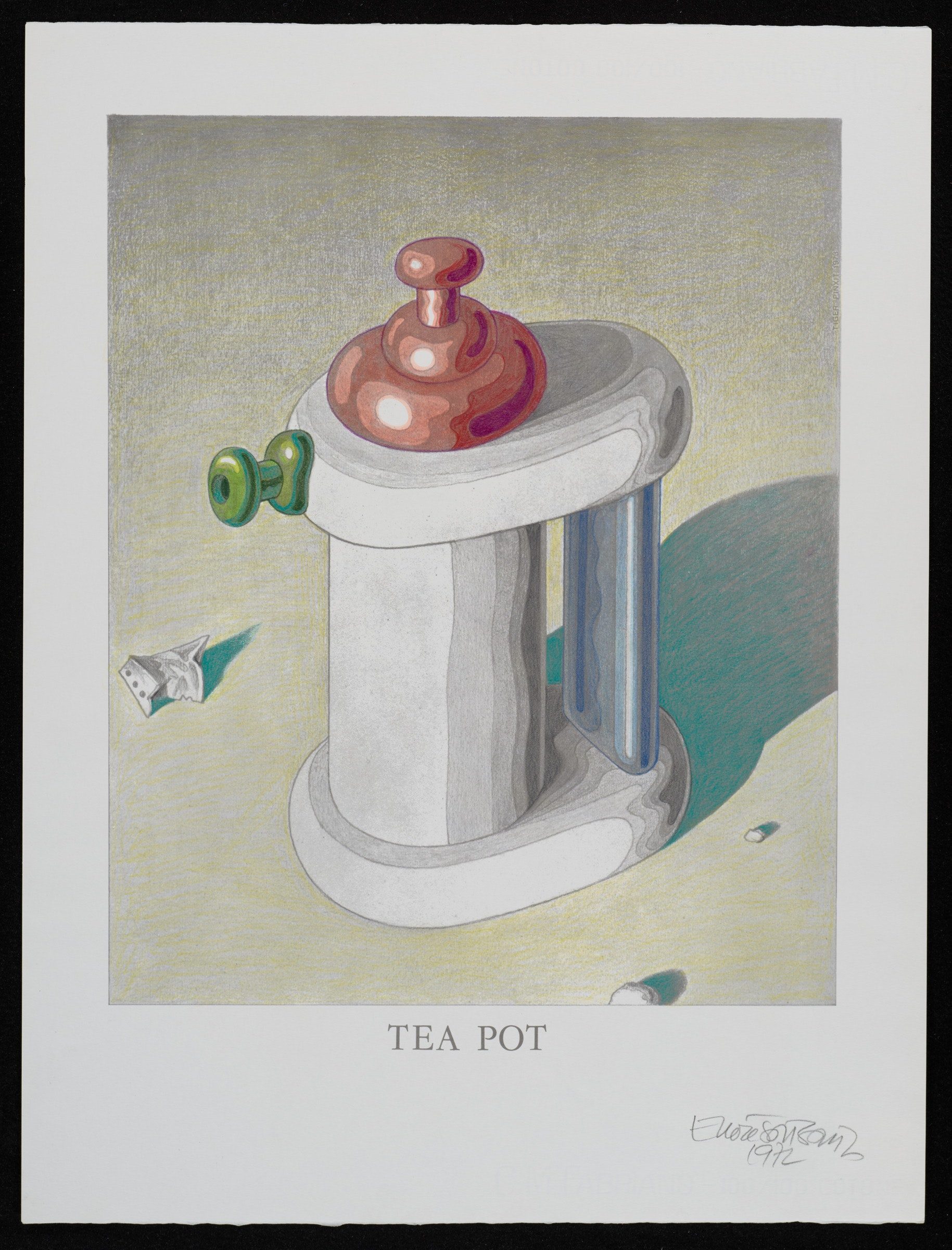 Illustration of a fantastical teapot